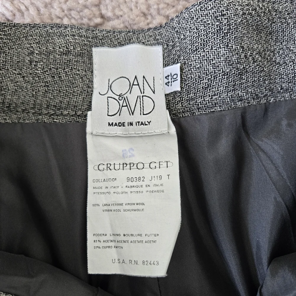 Vintage Joan and David High-waisted Womens Wool Pants Size 10 Lined Preppy 80s - Picture 11 of 15
